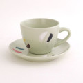 KC-00019 Haonai листа живописи керамический набор кофе, чашка кофе с блюдцем